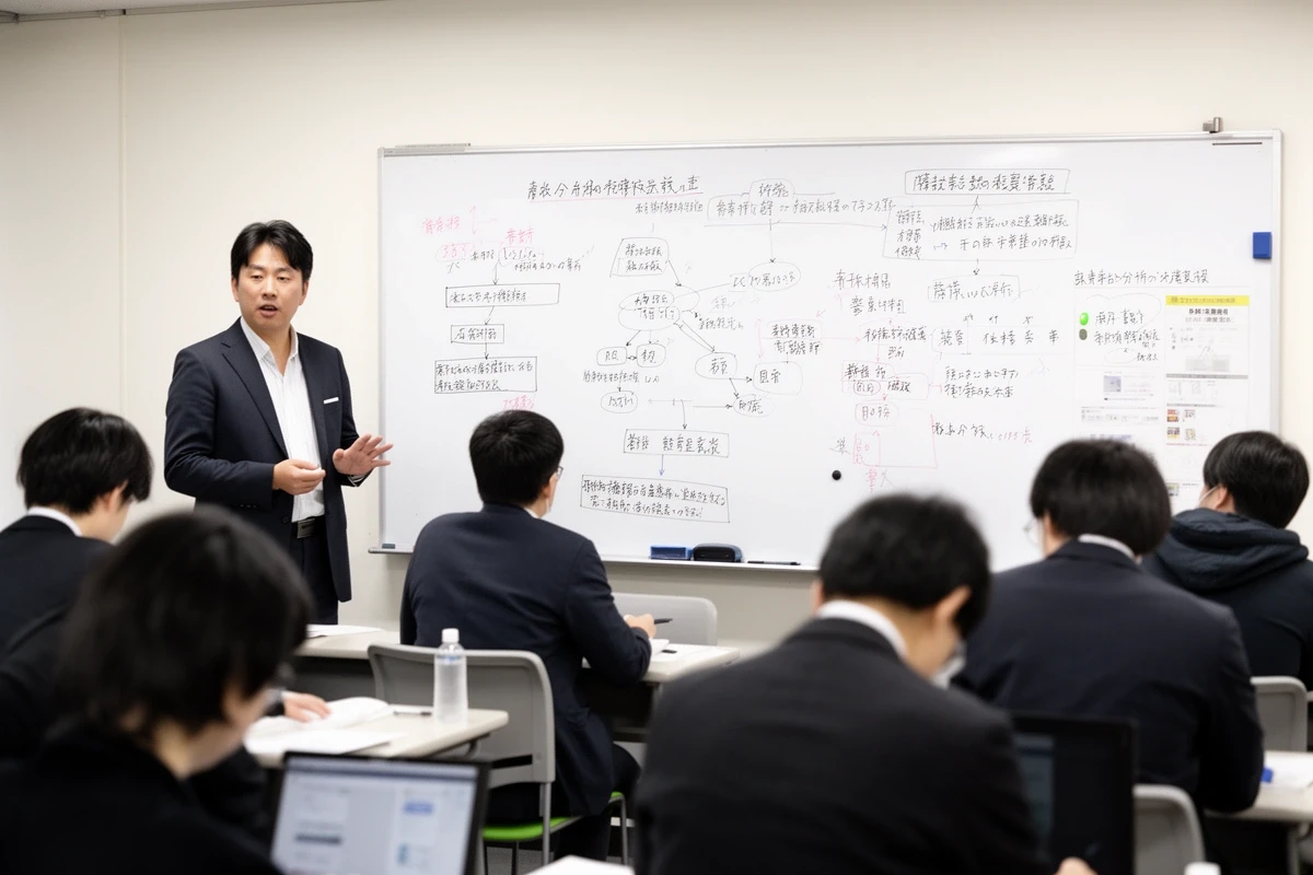 情報分析の授業風景